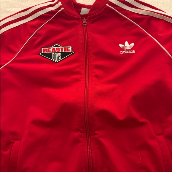 adidas Jackets & Blazers - adidas Red Athletic Track Jacket women’s xl